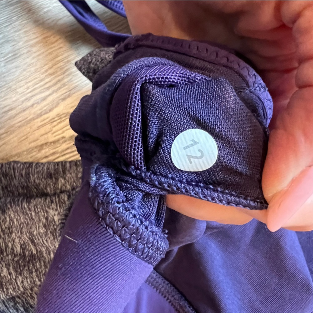 92. Lululemon Inspiration Tank Purple Size 12 - Picture 11 of 14